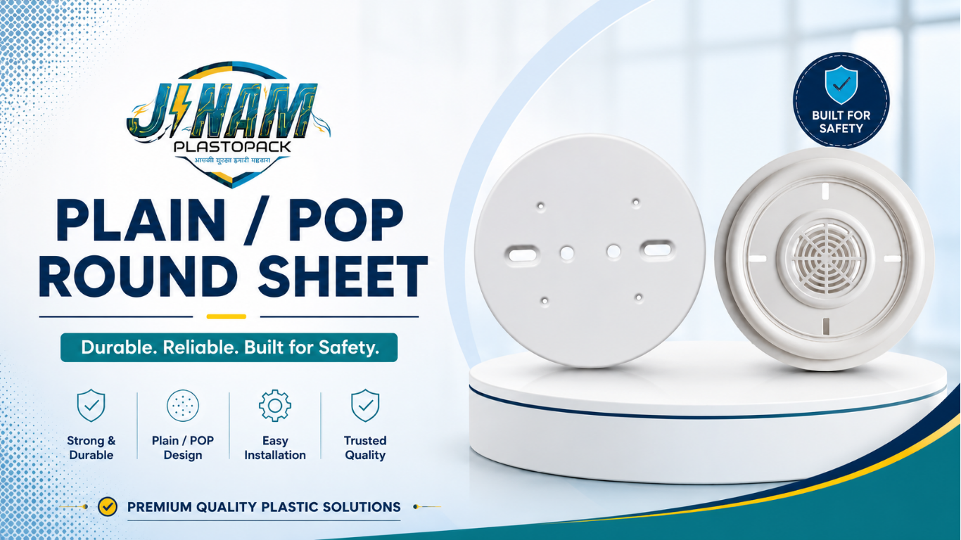 POP round sheet ceiling fan